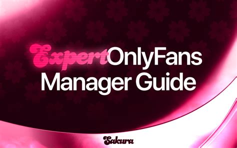 onlyfans manager werden|The ultimate guide to becoming an OnlyFans content。